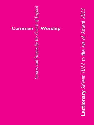 cover image of Common Worship Lectionary